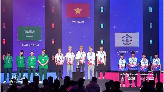 Le Vietnam est le champion PUBG Mobile au GEG 2022. Photo:ictnews.vietnamnet.vn