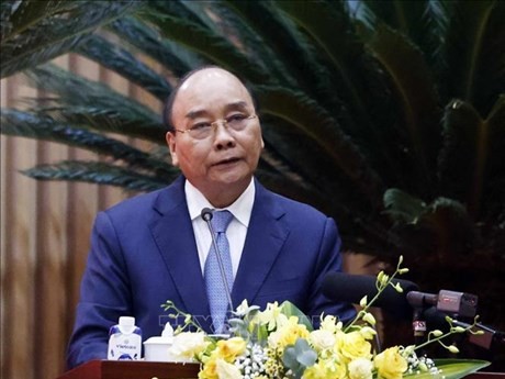 Le Président Nguyên Xuân Phuc, chef de la Commission centrale de pilotage de la réforme judiciaire. Photo : VNA.