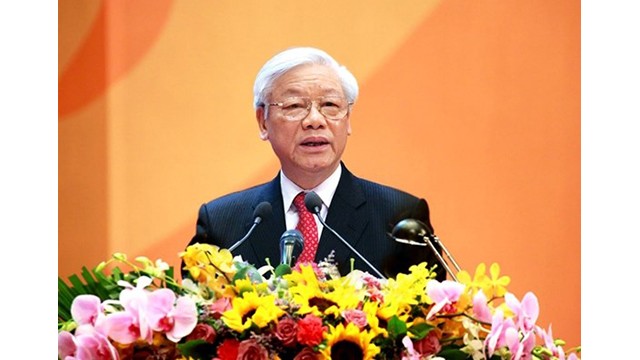 Le Secrétaire général du Parti, Nguyên Phu Trong. Photo : VNA.