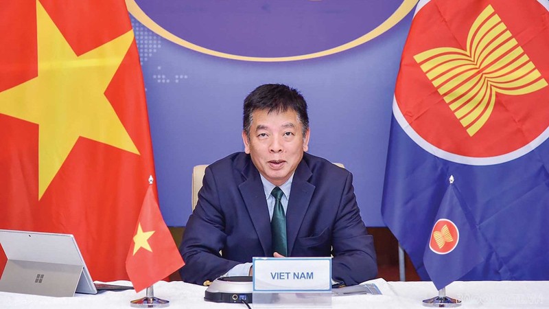 L’ambassadeur Vu Hô, chef par intérim des hauts officiels vietnamiens chargés des affaires de l’ASEAN. Photo : baoquocte.vn
