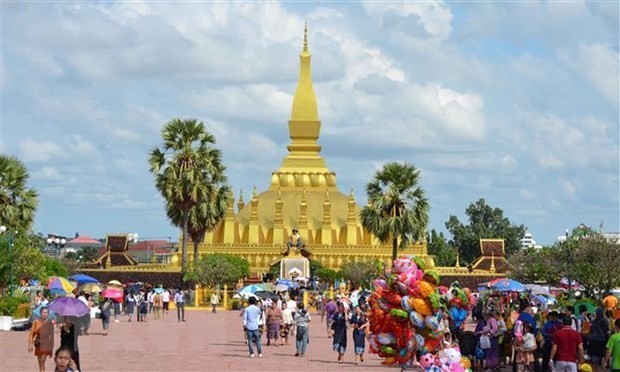 La capitale de Vientiane au Laos. Photo : VNA.
