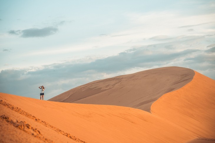 Aux dunes de sable de Mui Ne. Photo: CTV/Vietnam+