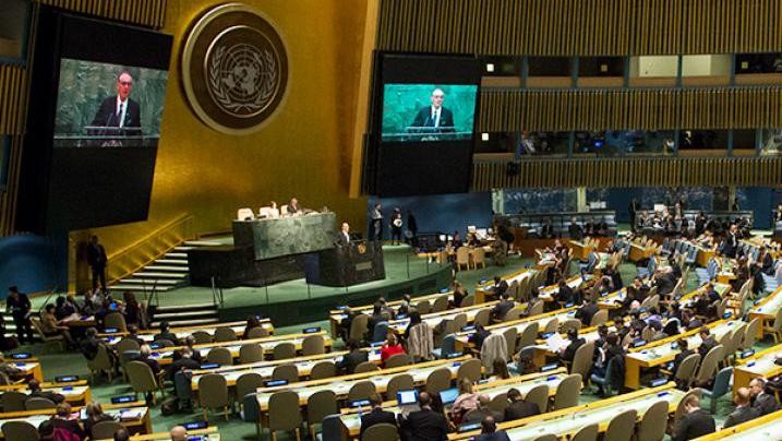 Une séance de la 10e Conférence d'examen du Traité sur la non-prolifération des armes nucléaires. Photo : ONU