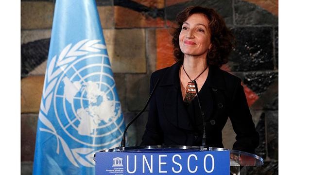 La directrice générale de l'UNESCO, Audrey Azoulay. Photo : AP.