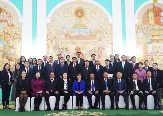 Les délégués de la 18e réunion du Comité intergouvernemental Vietnam-Mongolie sur la coopération économique, commerciale, scientifique et technique. Photo : nongnghiep.vn.