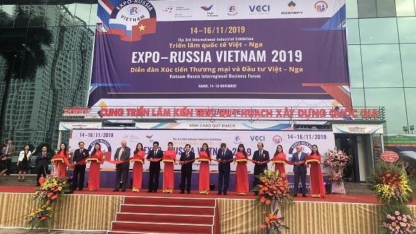 L’exposition internationale Vietnam - Russie 2029 à Hanoi. Photo : VGP.