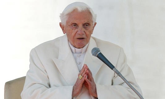 Benoît XVI au Vatican, le 27 février 2013. Photo : Reuters.
