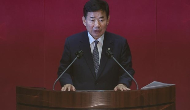 Le Président de l’Assemblée nationale sud-coréenne, Kim Jin-Pyo. Photo : koreaherald.com