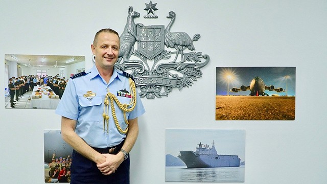 Le colonel Mick Jansen, attaché de défense de l'ambassade d'Australie au Vietnam. Photo : baoquocte.vn