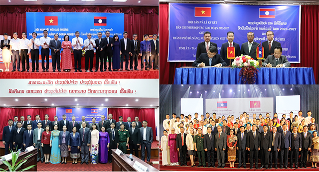 La ville de Dà Nang a signé 30 protocoles d’accord avec 7 localités du Laos. Photo : thoidai.com.vn