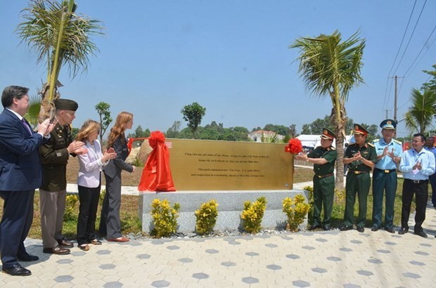 Parc construit par le ministère vietnamien de la Défense et l’Agence américaine pour le développement international (USAID). Photo : VNA.
