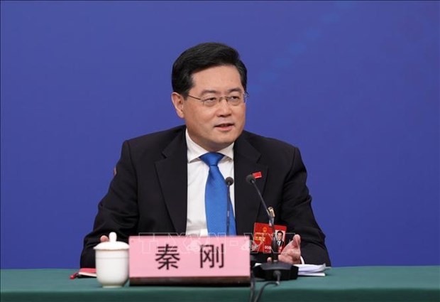 Le ministre des Affaires étrangères, Qin Gang. Photo : Xinhua/VNA.