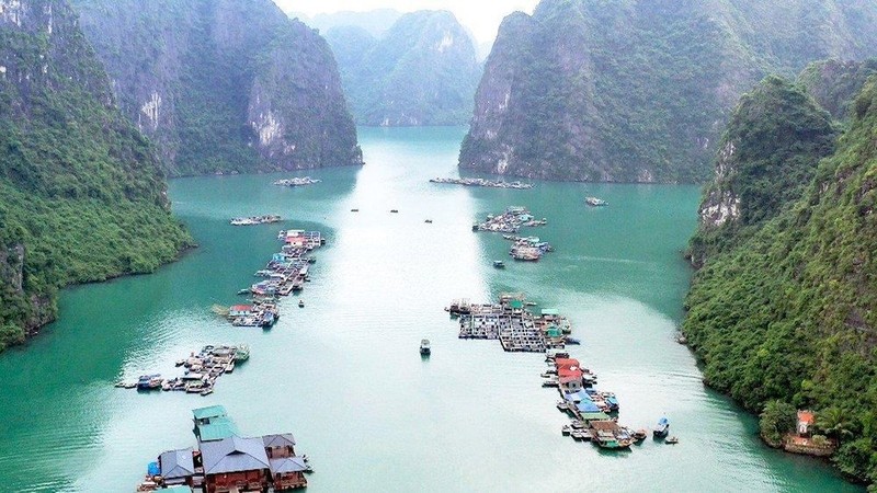 Le village de pêcheurs de Cua Van. Photo : baodantoc.vn