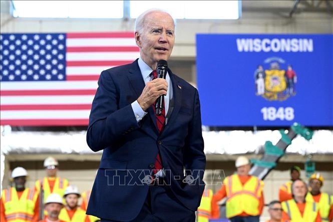 Le Président américain Joe Biden à Wisconsin, le 8 février 2023. Photo : VNA