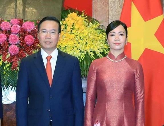 Le Président vietnamien ,Vo Van Thuong, et son épouse effectueront une visite officielle en Autriche du 23 au 25 juillet. Photo : CPV.