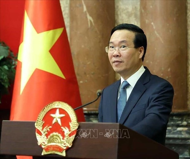 Le Président Vo Van Thuong. Photo : VNA