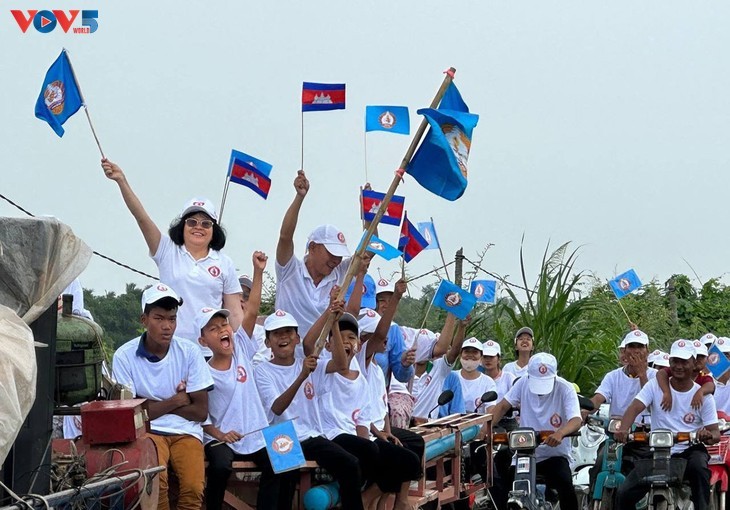 Le Parti du peuple cambodgien (PPC) a remporté une victoire écrasante. Photo : VOV.