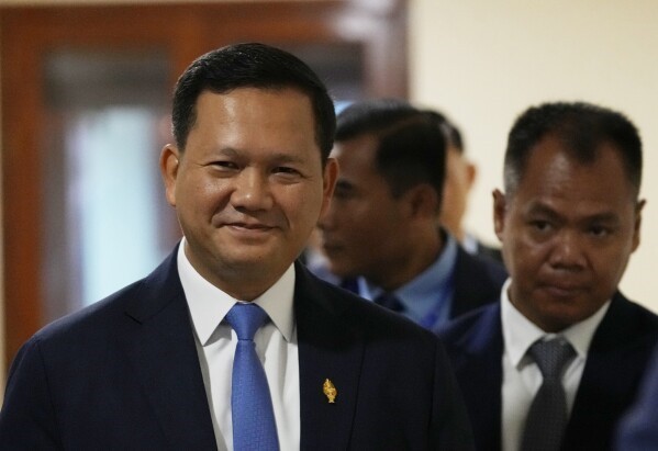 Le Premier ministre cambodgien, Hun Manet . Photo : AP