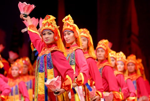 Le "nha nhac", l'un des patrimoines culturels immatériels de l’humanité du Vietnam. Photo : VGP.