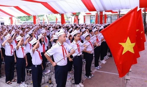 Ce mardi 5 septembre, c’est la rentrée scolaire pour plus de 22 millions d’élèves et d’étudiants vietnamiens. Photo : VNA.