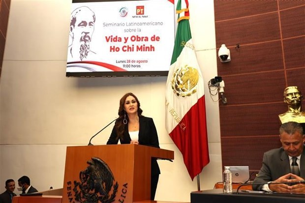 La sénatrice mexicaine Geovanna Bañuelos. Photo: VNA