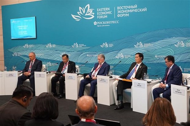 Vue du dialogue Russie - ASEAN à l’EEF 2023, à Vladivostok. Photo : VNA. 
