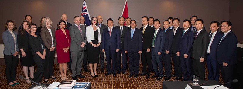 Le 3e dialogue de sécurité au niveau des vice-ministres Vietnam - Australie a eu lieu à Canberra, en Australie, le 22 février 2023. Photo : baoquocte.vn