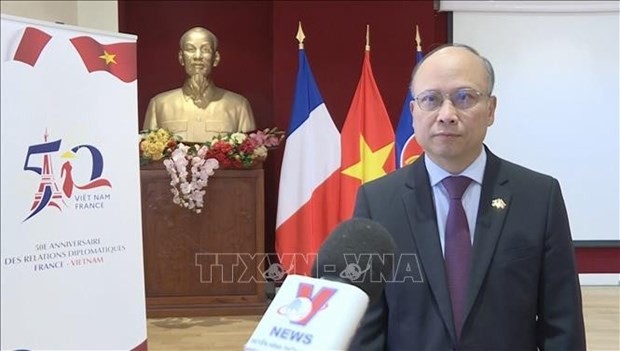 L'ambassadeur du Vietnam en France, Dinh Toàn Thang. Photo : VNA.