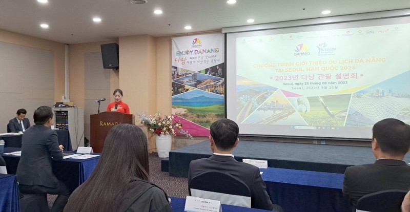 Le lancement du programme de promotion du tourisme de Dà Nang organisé à Séoul. Photo : VOV.