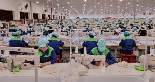 La production dans une entreprise implantée dans la ZI de Du Long, province de Ninh Thuân. Photo : VNA.