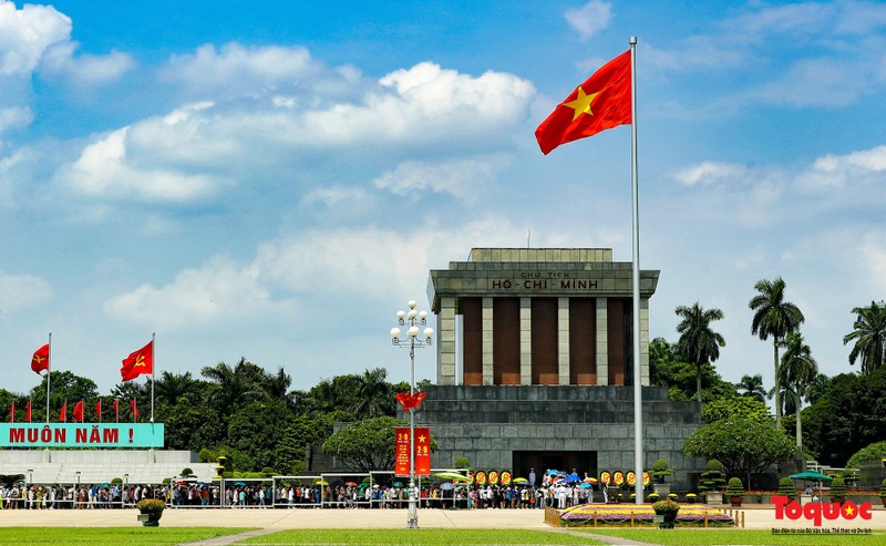 Le mausolée du Président Hô Chi Minh. Photo : toquoc.vn