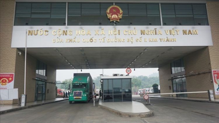 Le poste-frontière de Kim Thành. Photo : congthuong.vn