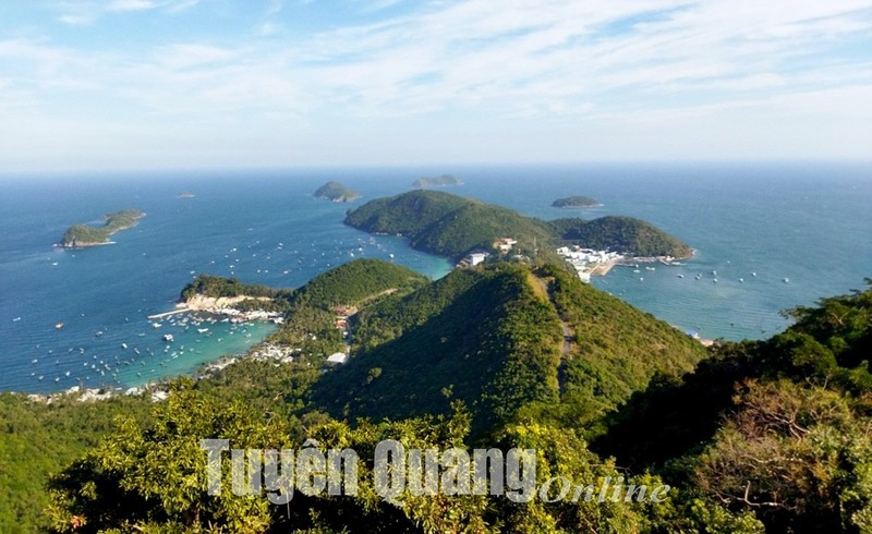 Un coin de l'archipel de Nam Du. Photo : tuyenquangonline.