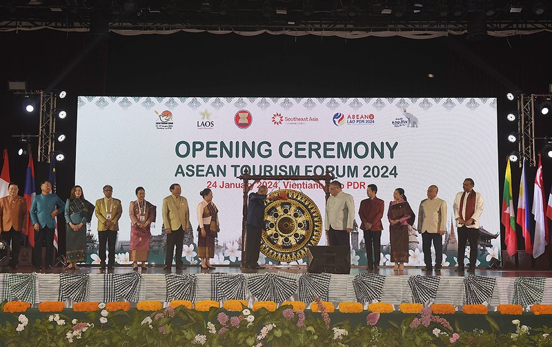 Le Forum du tourisme 2024 de l’ASEAN a été placé sous le thème « Un tourisme de qualité et responsable pour soutenir l’avenir de l’ASEAN ». Photo : toquoc.vn