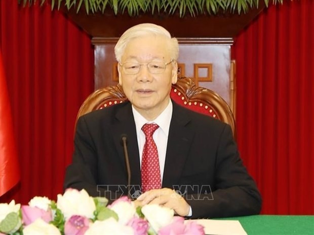 Le professeur, docteur et Secrétaire général Nguyên Phu Trong. Photo : VNA