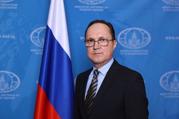 L'ambassadeur de la Russie au Vietnam G.S. Bezdetko. Photo : VNA.