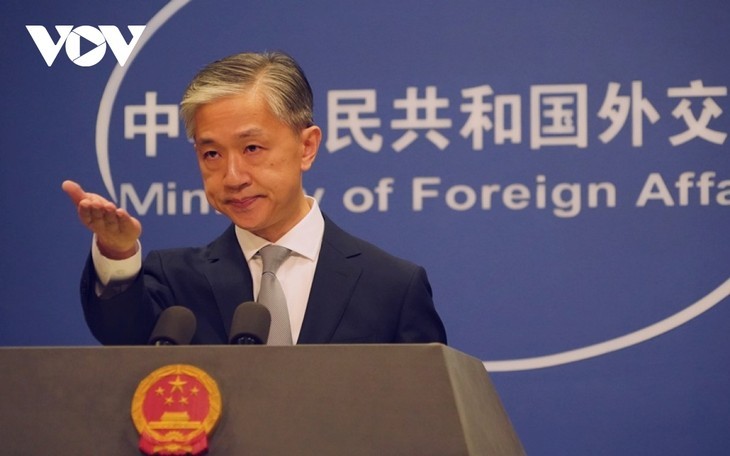 Le porte-parole du ministère chinois des Affaires étrangères,Wang Wenbin. Photo : VOV.