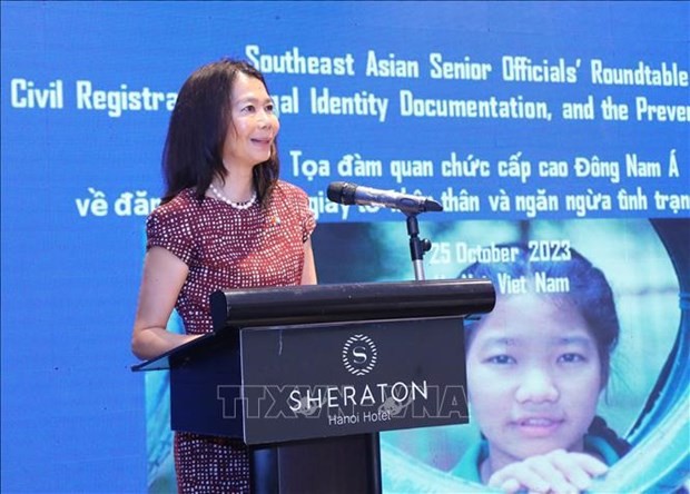 La coordonnatrice résidente des Nations Unies au Vietnam, Pauline Tamesis. Photo : VNA.