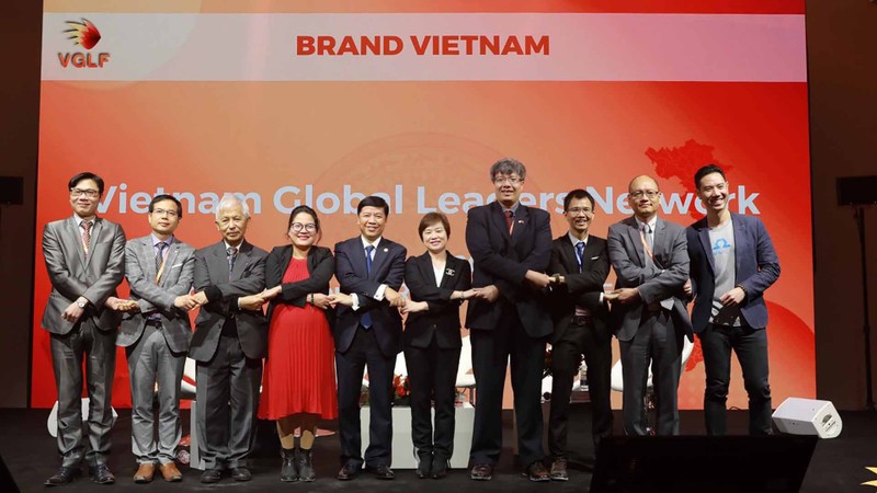 Des délégués du Forum des dirigeants mondiaux du Vietnam en 2019. Photo : baoquocte.vn