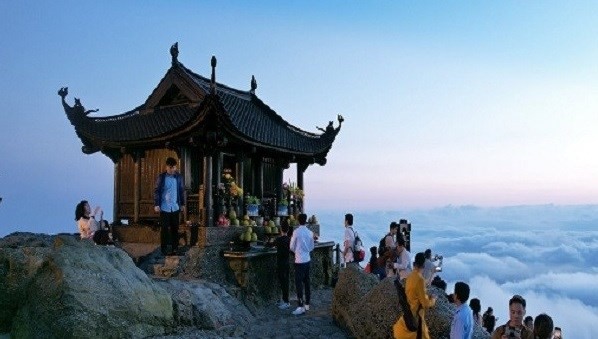 La pagode Dông est inscrite dans le complexe de monuments et de paysages de Yên Tu. Photo : VNA.