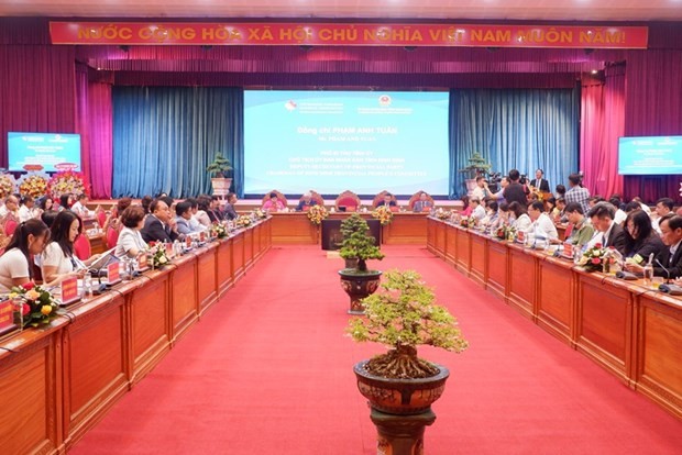 Conférence de promotion du commerce intitulée "Le Canada - une porte d'entrée pour les entreprises vietnamiennes vers le marché nord-américain". Photo: VNA