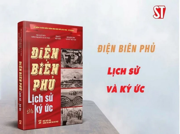 La couverture du livre "Diên Biên Phu - Histoire et mémoire". Photo : VNA.