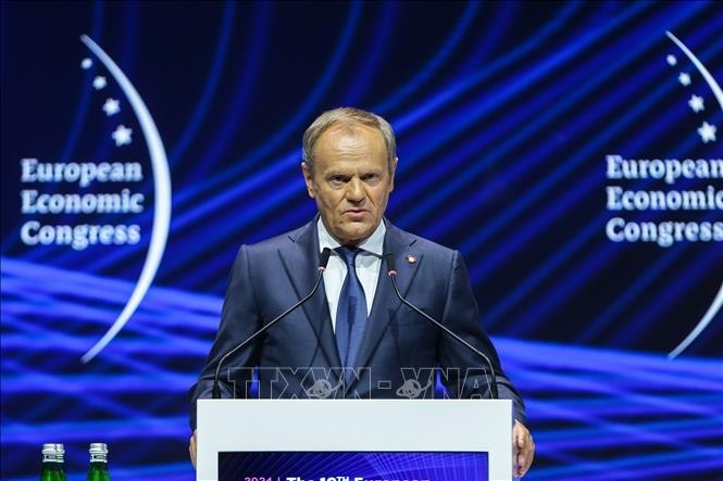 Le Premier ministre polonais, Donald Tusk. Photo : PAP/VNA.