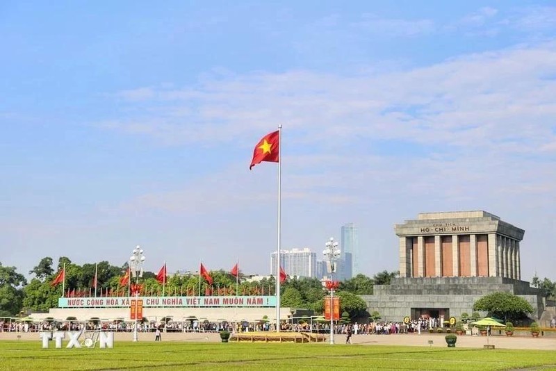 Le mausolée du Président Hô Chi Minh. Photo : VNA