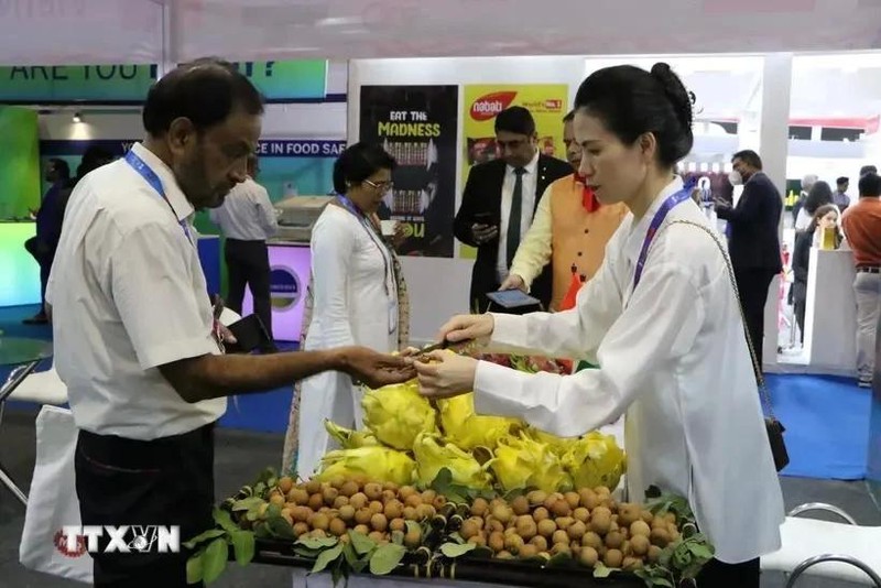 Des produits agro-alimentaires vietnamiens au World Food India 2024. Photo : VNA.