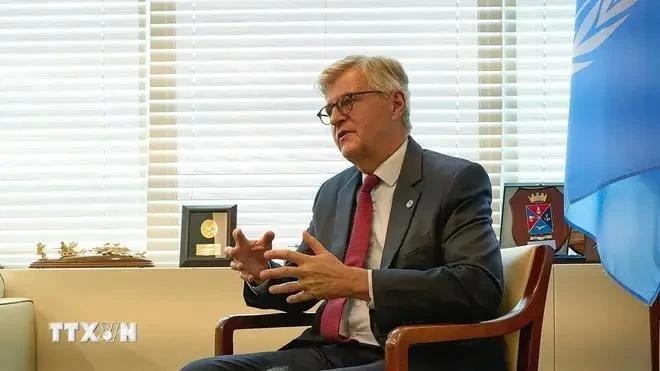 Le secrétaire général adjoint de l’ONU aux opérations de paix, Jean-Pierre Lacroix, à New York. Photo : VNA.