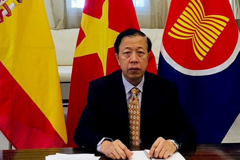 L’ambassadeur du Vietnam en Espagne, Hoàng Xuân Hai. Photo : Ambassade du Vietnam en Espagne.