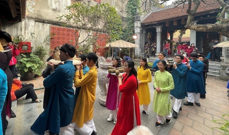 Le vieux quartier de Hanoi abrite également une richesse de patrimoines culturels immatériels uniques. Photo d'illustration : NDEL.