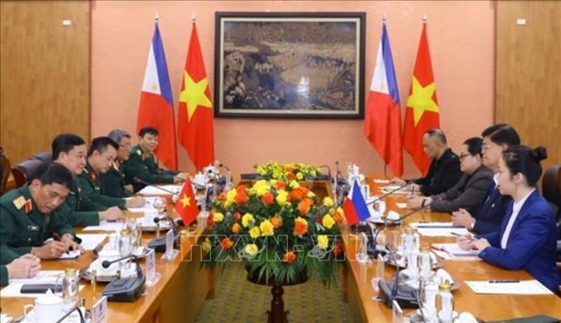 Lors du 5e Dialogue sur la politique de défense Vietnam - Philippines, le 22 novembre à Hanoi. Photo : VNA.