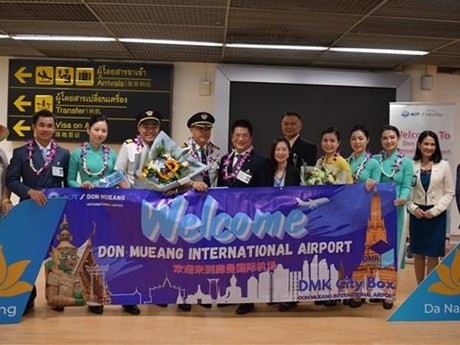 Vietnam Airlines lance une nouvelle ligne directe reliant Dà Nang à Don Mueang. Photo : VNA.